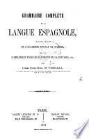 Grammaire complète de la langue espagnole