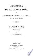 Grammaire de la langue d'oïl