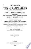 Grammaire des grammaires