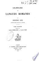 Grammaire des langues romanes