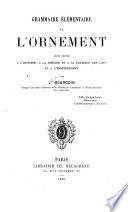Grammaire élémentaire de l'ornement