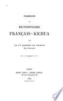 Grammaire et dictionnaire français-kichua