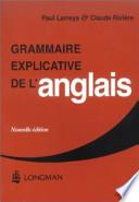 Grammaire explicative de l'anglais
