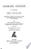 Grammaire française à l'usage des Anglais