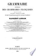 Grammaire générale des grammaires françaises