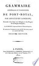 Grammaire générale et raisonnée de Port-Royal