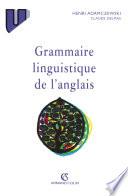 Grammaire linguistique de l'anglais