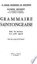 Grammaire saintongeaise