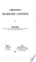 Grammaire sanscrite