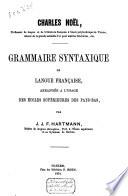 Grammaire syntaxique de langue française
