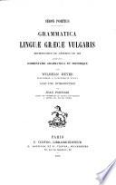 Grammatica linguae Graecae vulgaris
