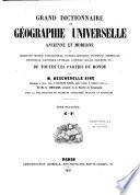 Grand dictionnaire de géographie universelle ancienne et moderne
