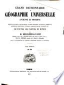 Grand dictionnaire de géographie universelle