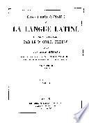 Grand dictionnaire de la langue latine