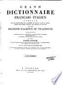 Grand dictionnaire français-italien