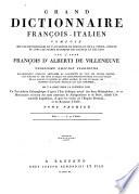 Grand Dictionnaire françois-italien