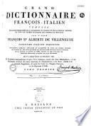 Grand dictionnaire françois-italien