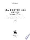Grand dictionnaire universel du XIXe siècle