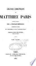 Grande chronique de Matthieu Paris