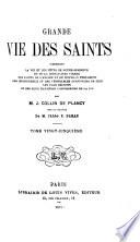 Grande vie des saints