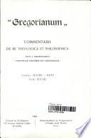 Gregorianum: Vol.18