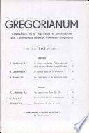 Gregorianum: Vol.46: 1