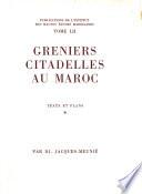 Greniers-citadelles au Maroc