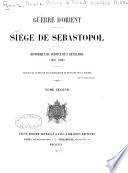 Guerre d'Orient: siège de Sébastopol