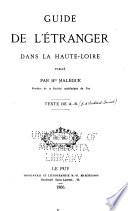 Guide de l'étranger dans la Haute-Loire