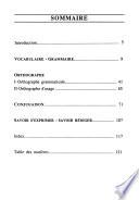 Guide de l'orthographe et du français