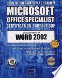 Guide de préparation à l'examen Microsoft Office User Specialist
