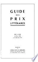 Guide des prix littéraires