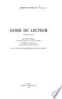 Guide du lecteur