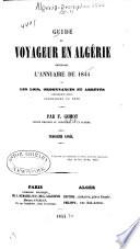 Guide du voyageur en Algerie