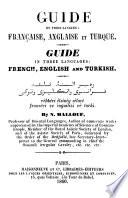 Guide en trois langues : française, anglaise et turque