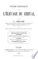 Guide pratique de l'élevage du cheval