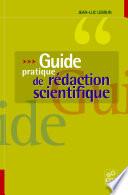 Guide pratique de rédaction scientifique