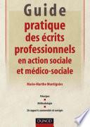 Guide pratique des écrits professionnels en action sociale et médico-sociale