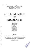 Guillaume II et Nicolas II. - Paris: Plon (1935). 249 S. 8°