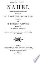 Hahel drame lyrique en trois actes precede de La gageure de satan prologue