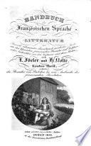 Handbuch der französischen Sprache und Literatur