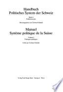 Handbuch politisches System der Schweiz: Politikbereiche
