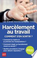 Harcèlement au travail 2021