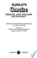 Harrap's Concise French and English Dictionary