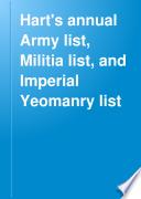 Hart's Annual Army List, Militia List, and Imperial Yeomanry List