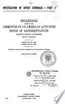 Hearings Before the Committee on Un-American Activities, House of Representatives, Eighty-fifth Congress, Second Session 1956-1958