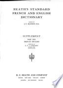 Heath's Standard French and English Dictionary