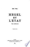 Hegel et l'État
