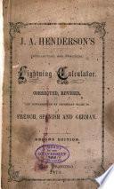 Henderson's Intellectual and Practical Lightning Calculator