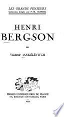 Henri Bergson. [Mit Portr.] (1. ed.)